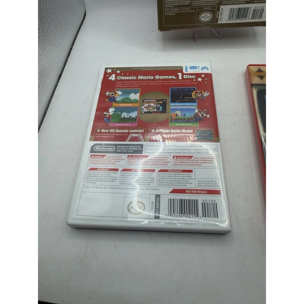 Mint Nintendo Wii Super Mario All-Stars 25th Anniversary Edition Fast Shipping